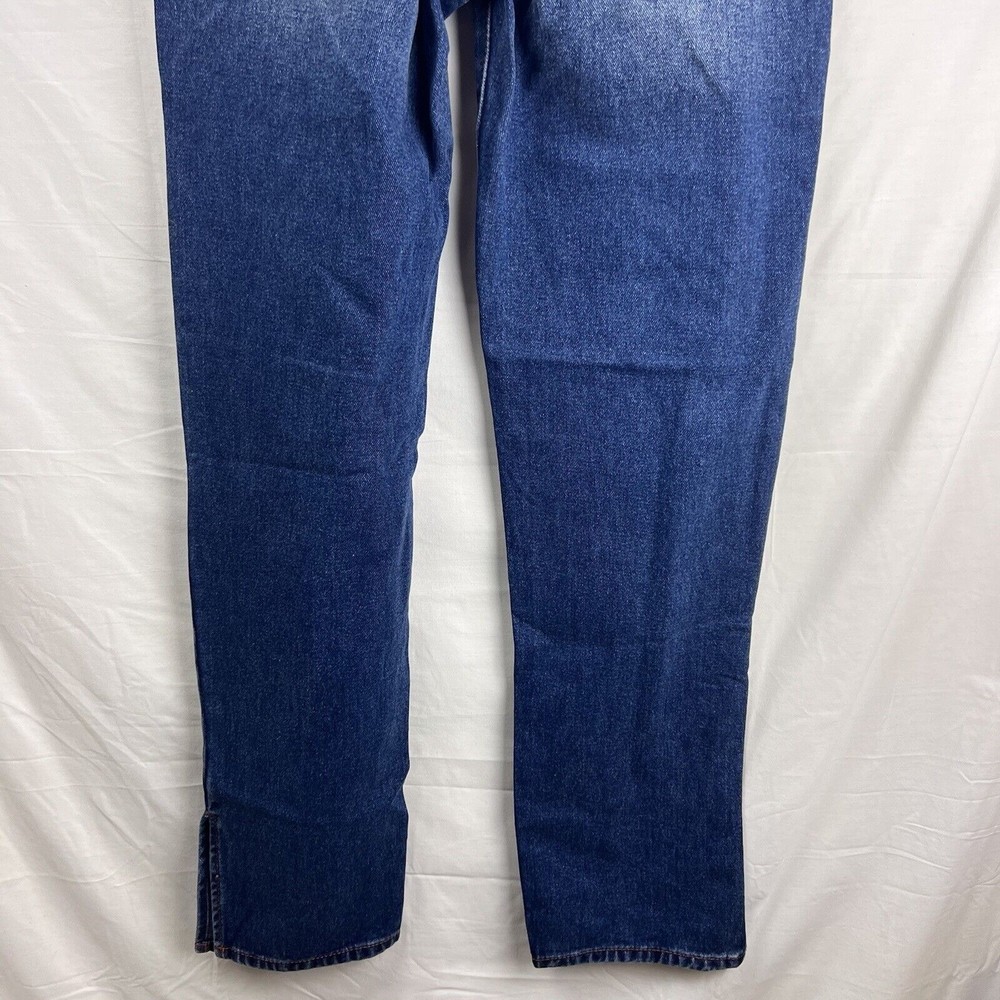 No Boundaries NWT Super High Rise Straight Leg Medium Wash Blue Jeans Size 15 - Picture 11 of 12